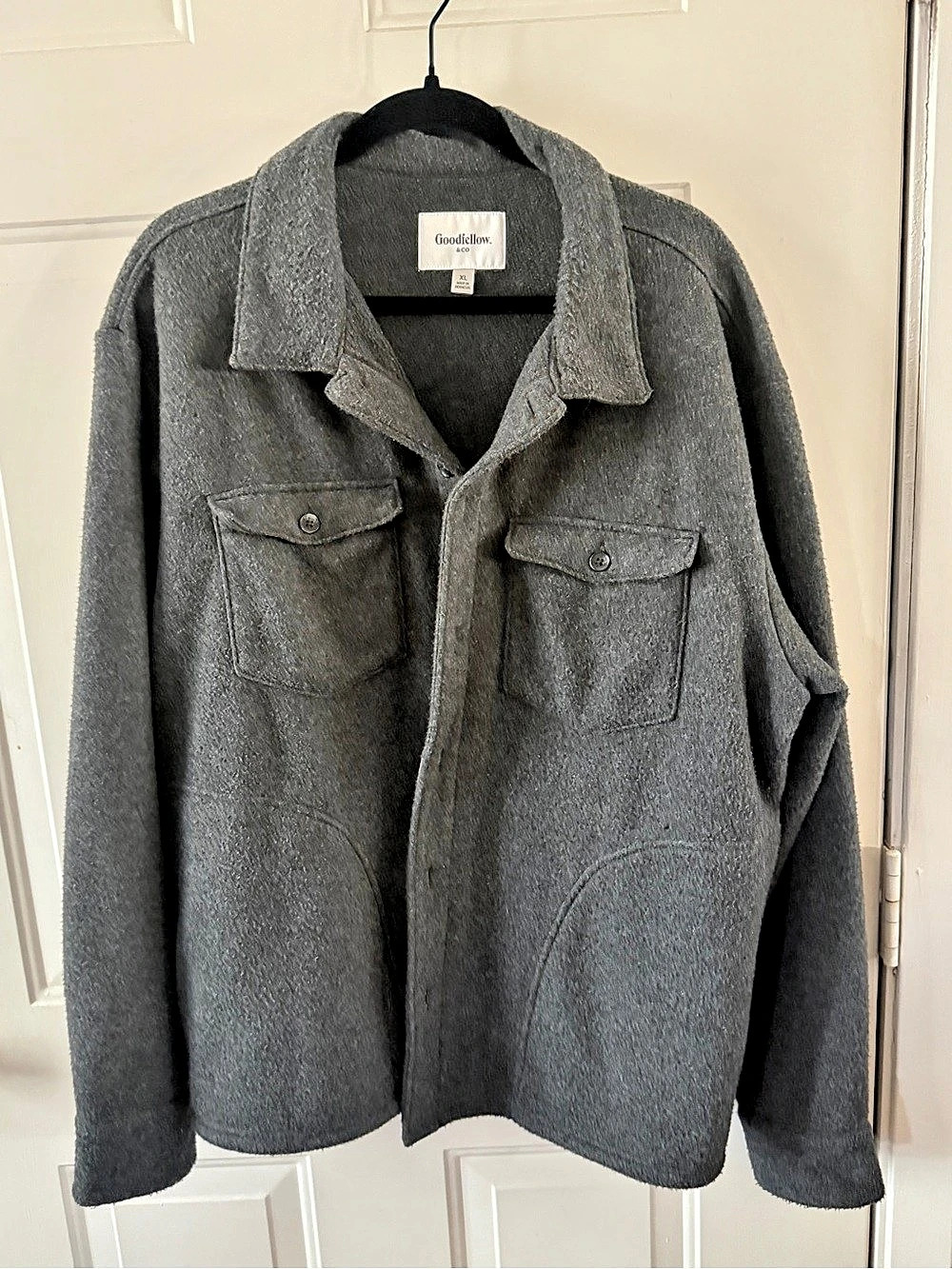 Goodfellow & Co. Men's Fleece Jacket. Gray XL